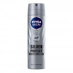 NIVEA / НИВЕА ДЕО СПРЕЙ FOR MEN SILVER PROTECT 48Ч. 150 МЛ