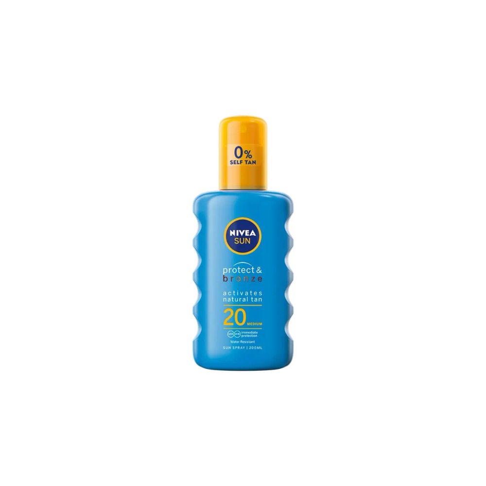 NIVEA SUN / НИВЕА СЪН PROTECT&BRONZE СПРЕЙ SPF 20 200МЛ