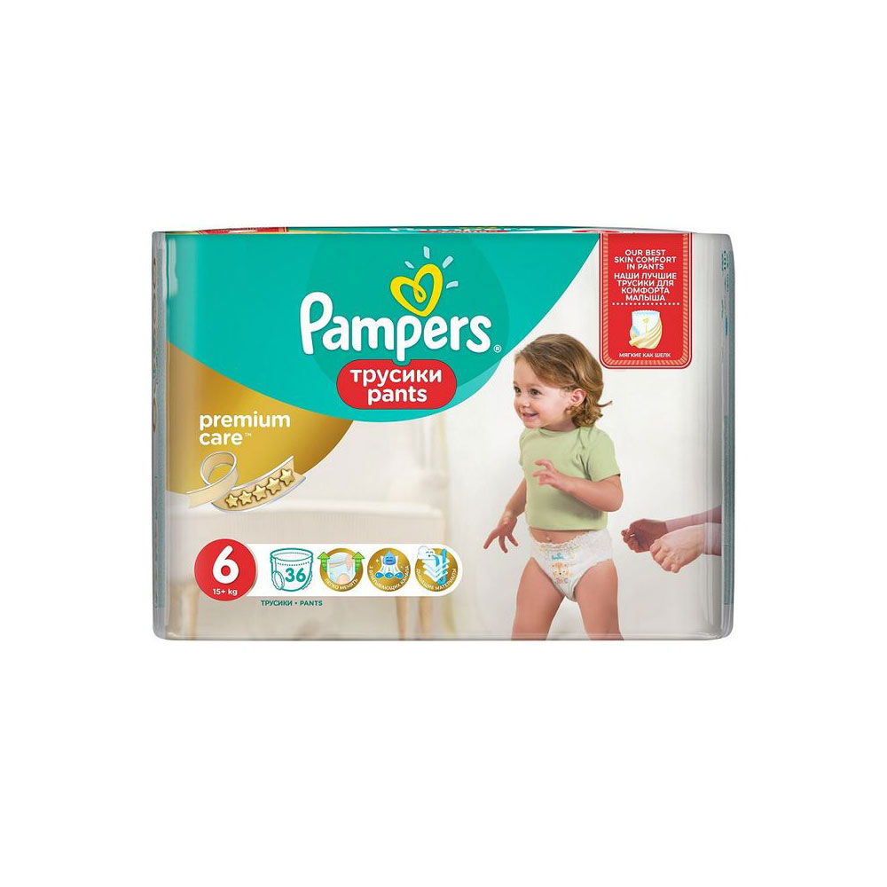 PAMPERS / ПАМПЕРС ГАЩИ ПРЕМИУМ КЕЪР 6 Х 36БР