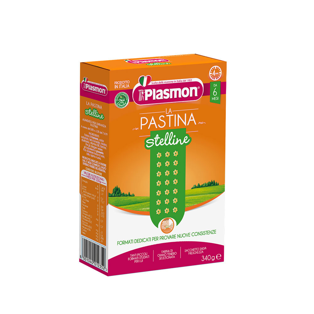 PLASMON / ПЛАЗМОН ПАСТА ЗВЕЗДА 6М+ 340 ГР