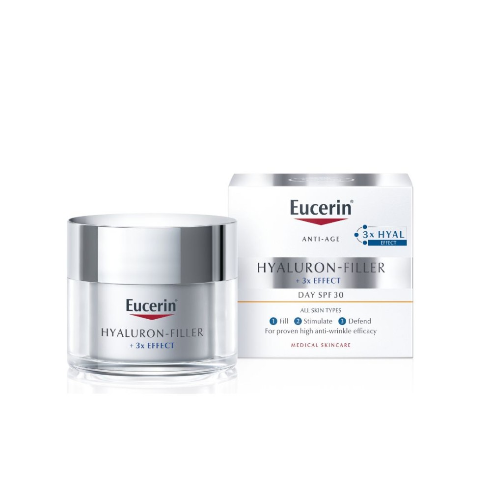 EUCERIN / ЕУСЕРИН ХИАЛУРОН ФИЛЪР ДНЕВЕН КРЕМ 50 МЛ