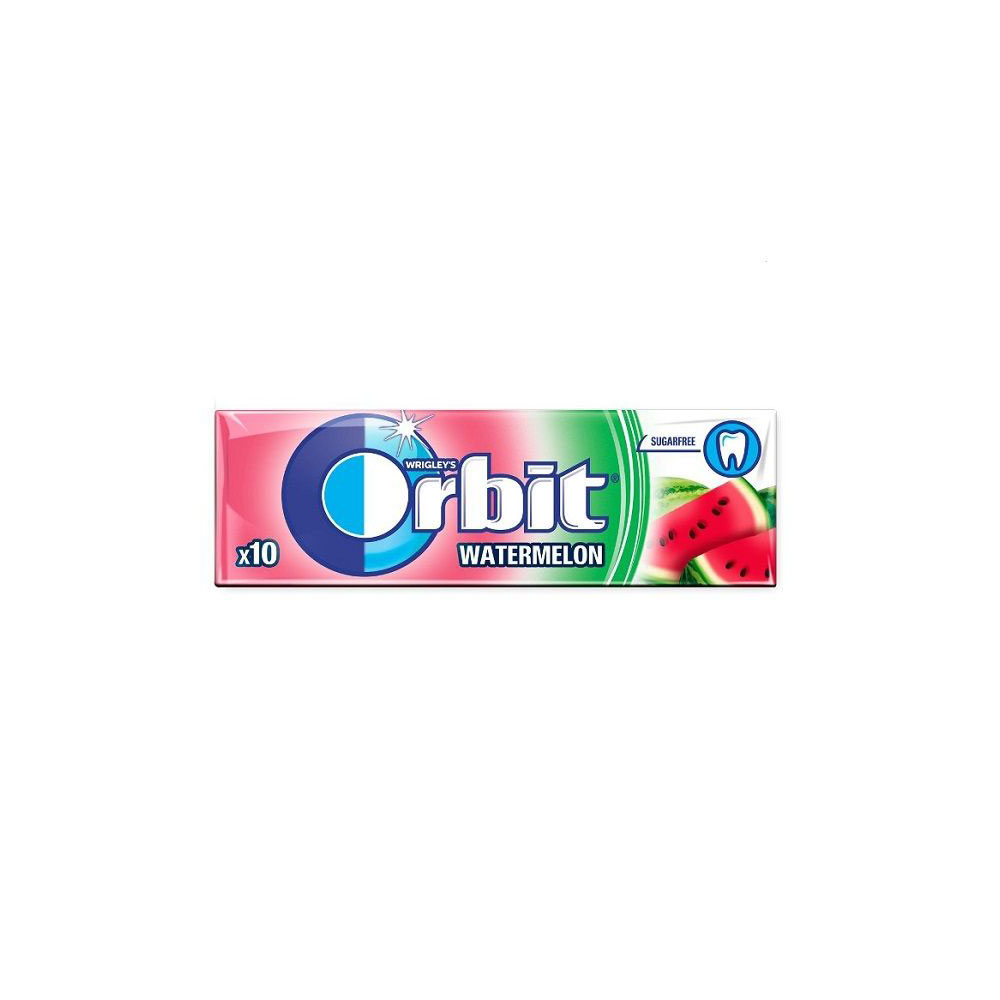 ДЪВКИ ORBIT WATERMELON ДРАЖЕ Х 10