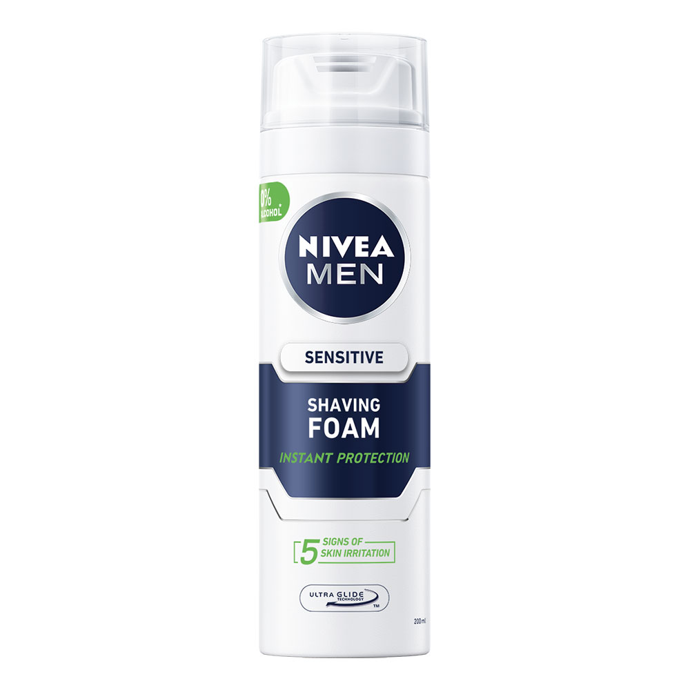 NIVEA / НИВЕА МЕН ПЯНА ЗА БРЪСНЕНЕ SENSITIVE 200 МЛ