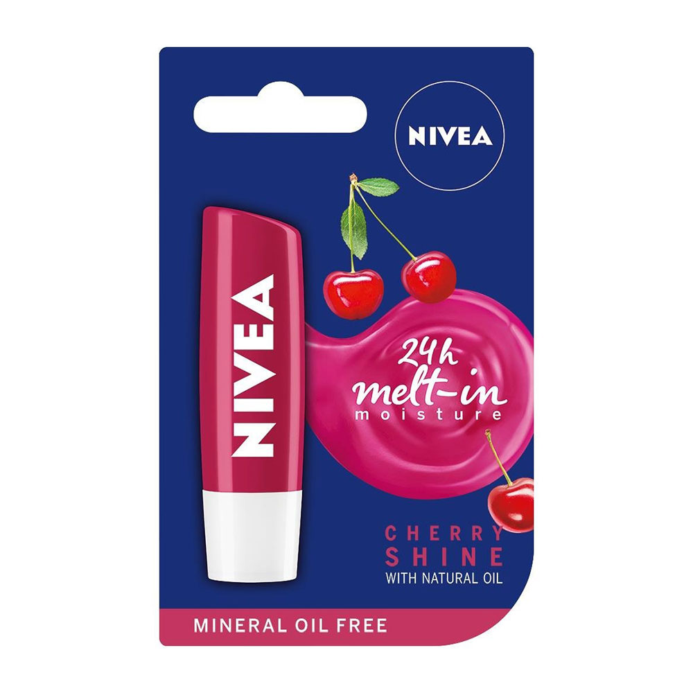 NIVEA / НИВЕА БАЛСАМ ЗА УСТНИ FRUITY SHINE ЧЕРЕША 4.8ГР