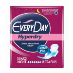 ЕВРИДЕЙ MАКСИ НАЙТ ХИПЕРДРАЙ УЛТРА ПЛЮС / EVERYDAY HYPERDRY MAXI NIGHT ULTRA PLUS - ДАМСКИ ПРЕВРЪЗКИ Х 10