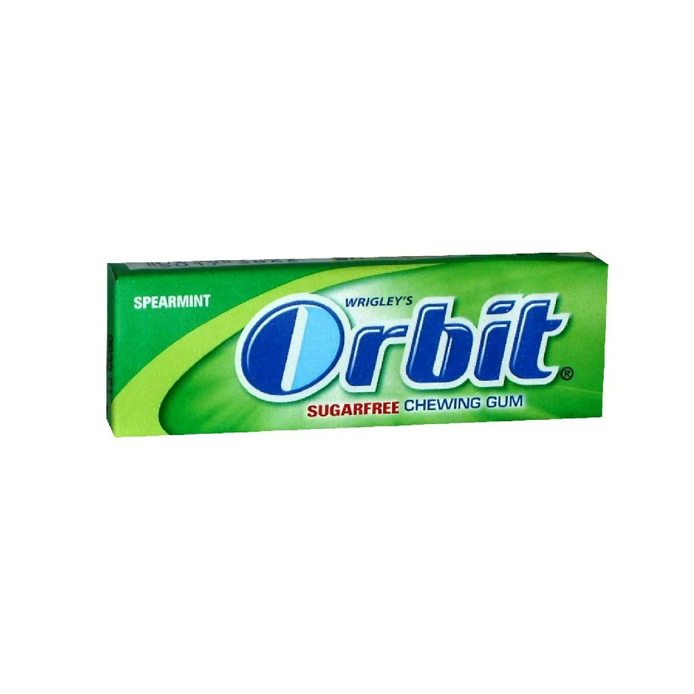 ДЪВКИ ОРБИТ / ORBIT SPEARMINT ДРАЖЕ Х 10