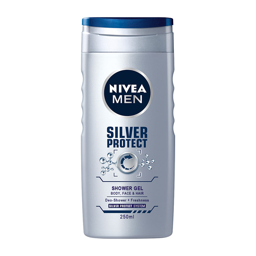 NIVEA / НИВЕА ДУШ ГЕЛ MEN SILVER PROTECT 250МЛ