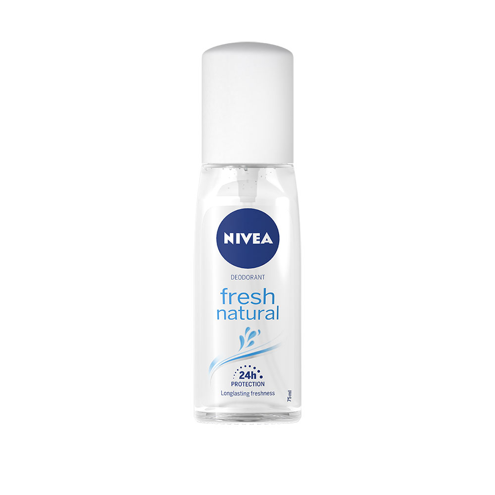 NIVEA / НИВЕА ДЕО СПРЕЙ ПОМПА FRESH NATURAL 24Ч. 75МЛ