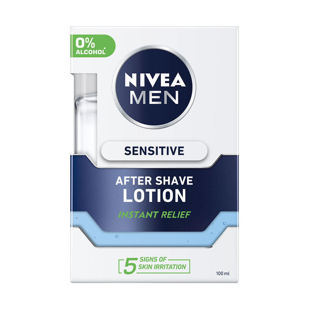 NIVEA / НИВЕА МЕН АФТЪРШЕЙВ ЛОСИОН ЗА СЛЕД БРЪСНЕНЕ SENSITIVE 100МЛ