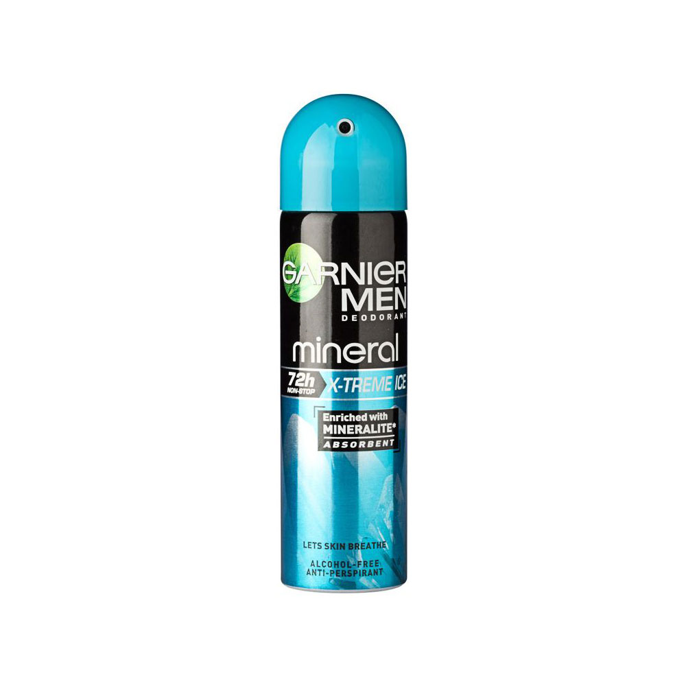 GARNIER / ГАРНИЕР MEN ДЕО СПРЕЙ MINERAL X-TREME ICE 72Ч. 150МЛ