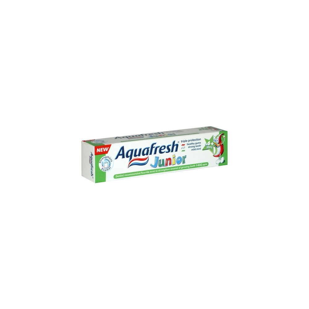 AQUAFRESH / АКВАФРЕШ JUNIOR ПАСТА ЗА ЗЪБИ 6+ 50МЛ.