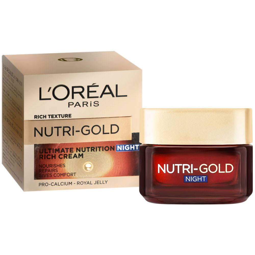 L`OREAL / ЛОРЕАЛ NUTRIGOLD НОЩЕН КРЕМ 50МЛ. 6116400