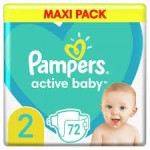 PAMPERS / ПАМПЕРС ПЕЛЕНИ VPP №2 4-8КГ Х 72 БРОЯ