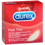 DUREX / ДЮРЕКС ПРЕЗЕРВАТИВИ ULTRA THIN / FEEL THIN Х 3