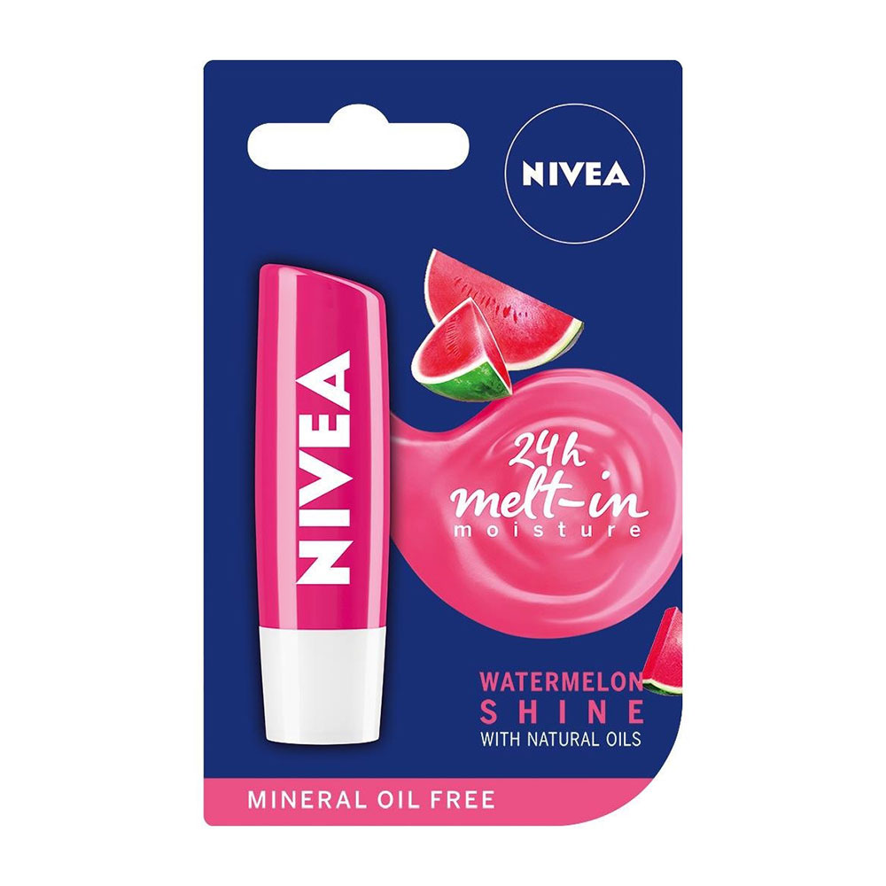 NIVEA / НИВЕА БАЛСАМ ЗА УСТНИ FRUITY SHINE ДИНЯ 4,8 ГР