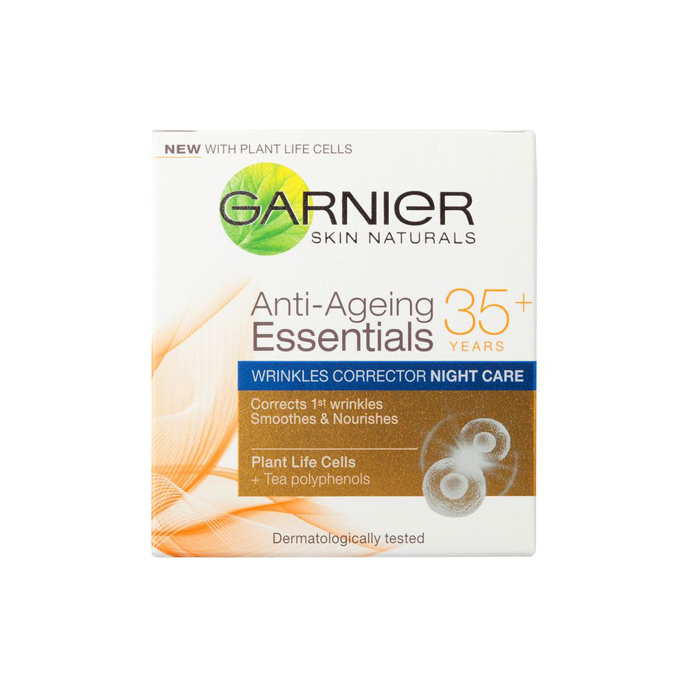 GARNIER / ГАРНИЕР ESSENTIALS ANTI-AGEING НОЩНА ГР.ИЖА П-В БР.ЪЧКИ 35 + 50МЛ