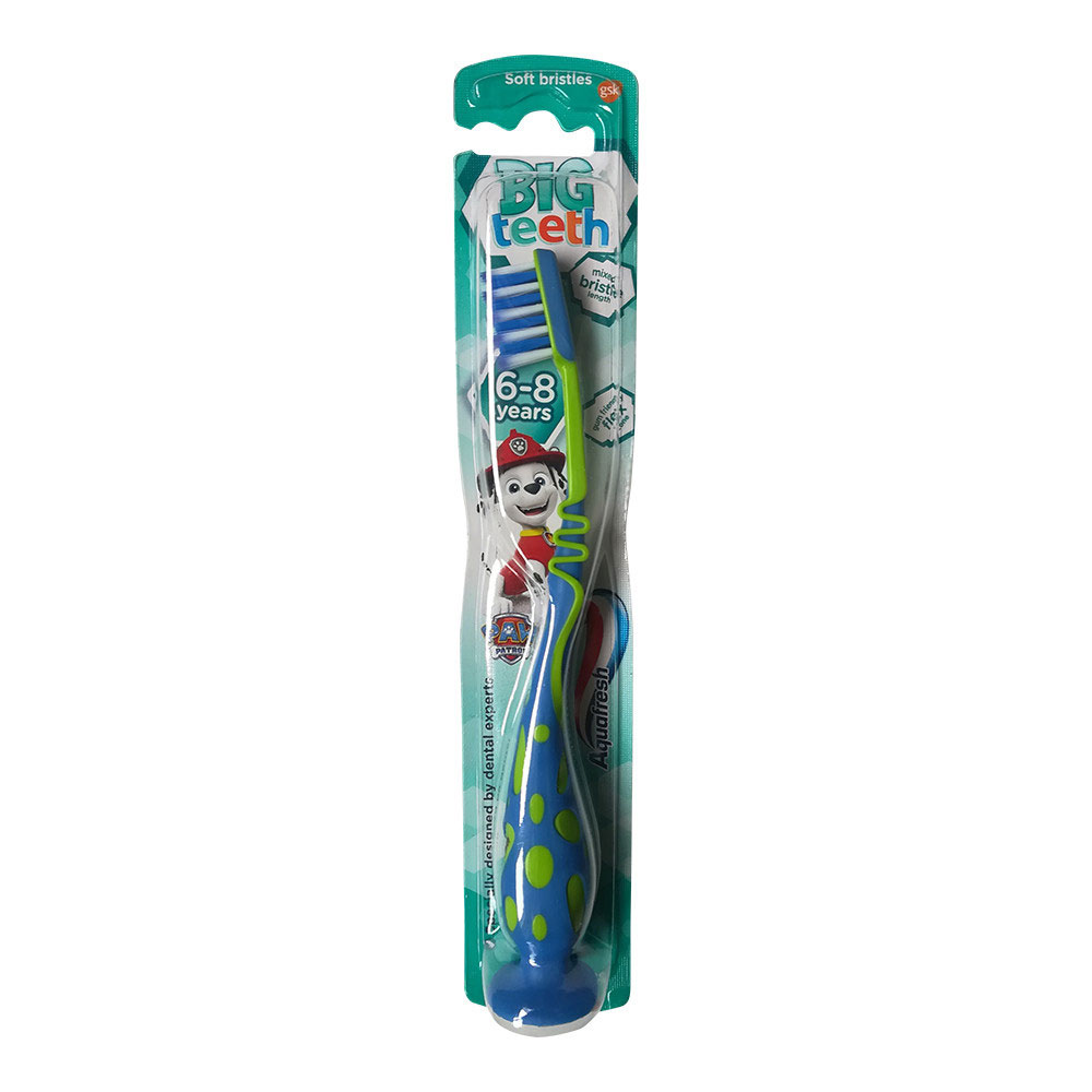 AQUAFRESH / АКВАФРЕШ BIG TEETH ЧЕТКА ЗА ЗЪБИ 6+ Г.