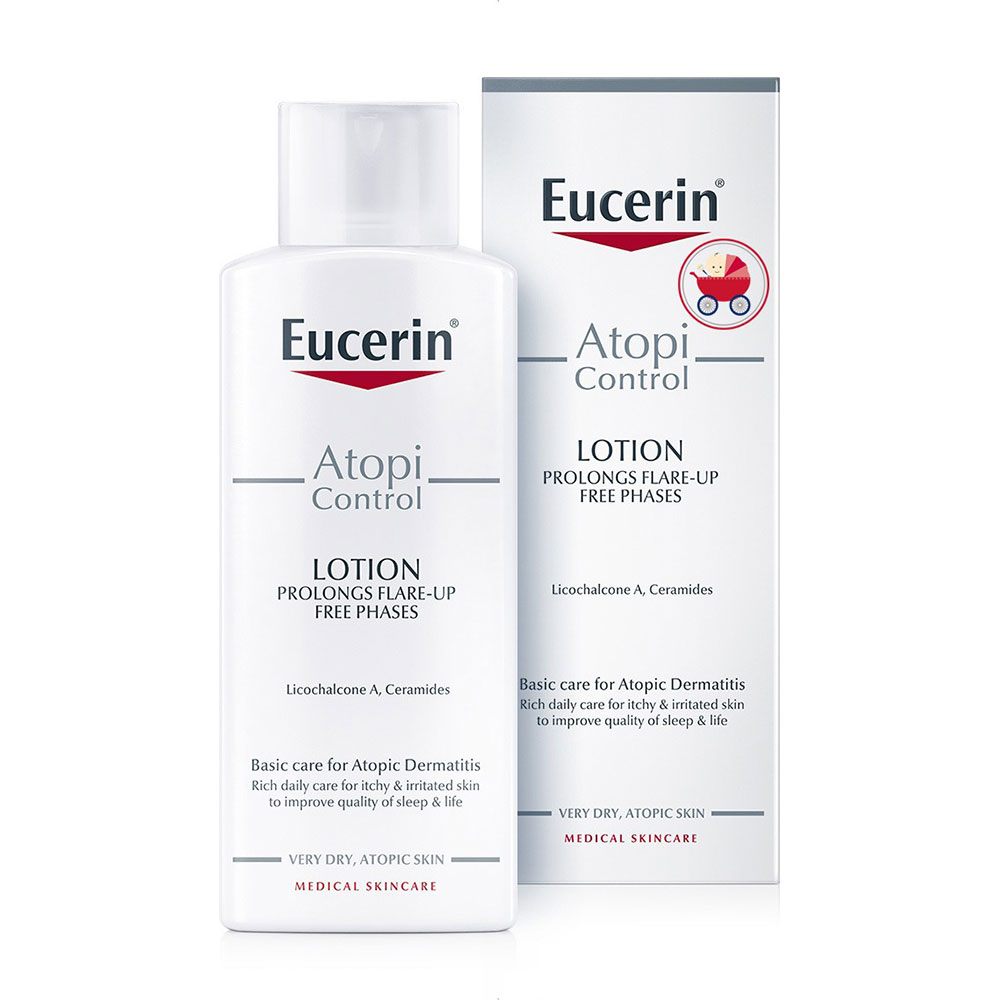 EUCERIN / ЕУСЕРИН ATOPICONTROL УСПОКОЯВАЩ ЛОСИОН ЗА ТЯЛО 250 МЛ