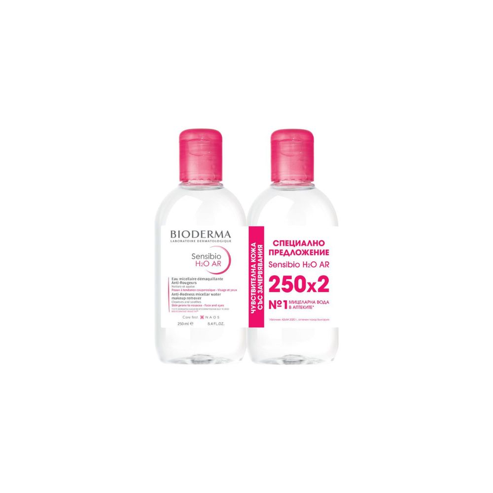 BIODERMA / БИОДЕРМА SENSIBIO ВОДА 2 Х 250МЛ