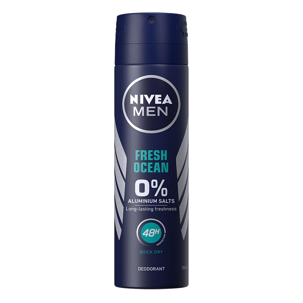 NIVEA / НИВЕА ДЕО СПРЕЙ FOR MEN FRESH OCEAN 150МЛ