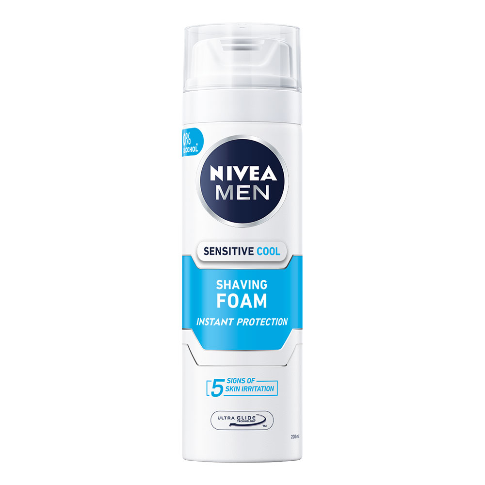 NIVEA / НИВЕА МЕН ПЯНА ЗА БРЪСНЕНЕ SENSITIVE COOL 200 МЛ