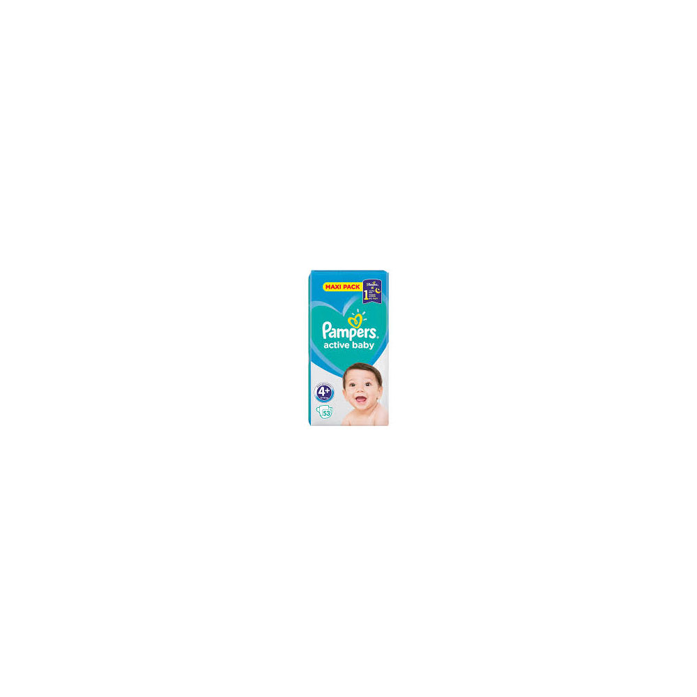 PAMPERS / ПАМПЕРС МАКСИ 4+ 10-15КГ Х 53БР