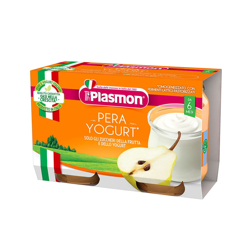 PLASMON / ПЛАЗМОН 5155 ДЕСЕРТ С ЙОГУРТ И КРУША 2 Х 120ГР