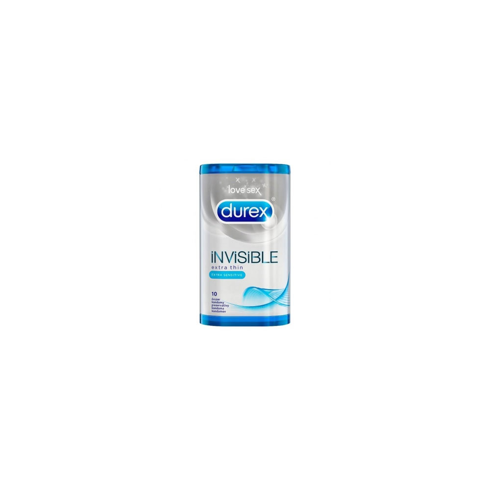 DUREX / ДЮРЕКС ПРЕЗЕРВАТИВИ INVISIBLE EXTRA SENSITIVE Х 10