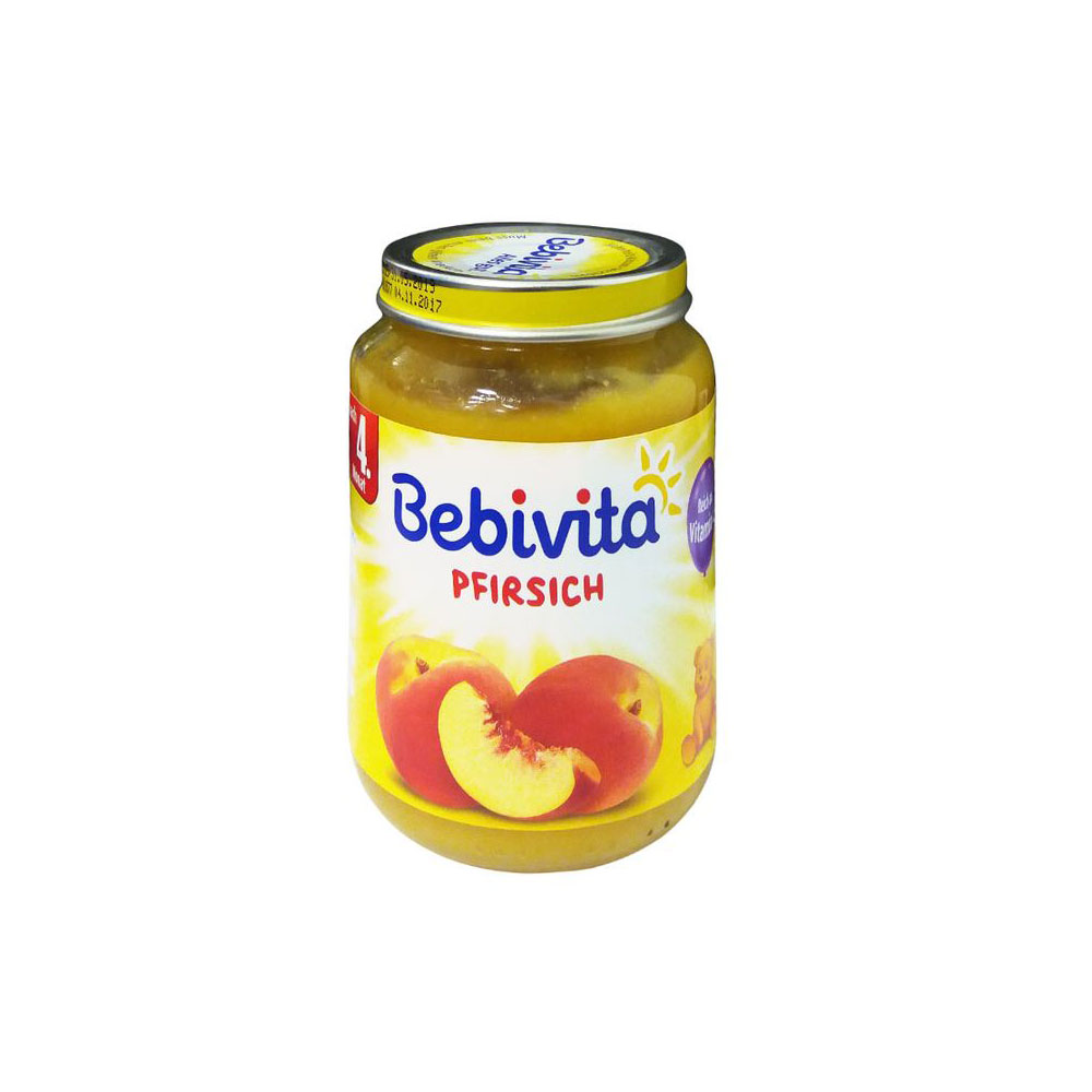 БЕБИВИТА / BEBEVITA 1691 ПЮРЕ ПРАСКОВИ 190ГР