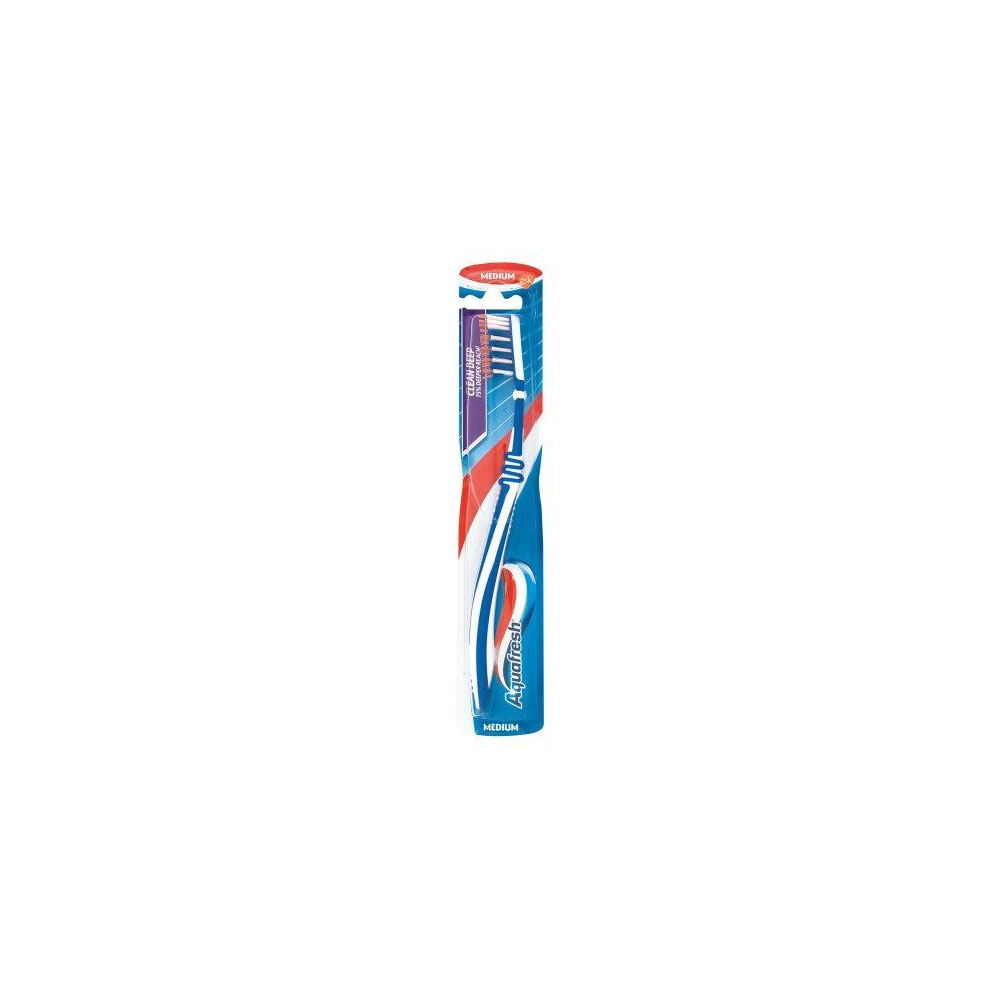 AQUAFRESH / АКВАФРЕШ ЧЕТКА ЗА ЗЪБИ ДИЙП КЛИЙН MEDIUM