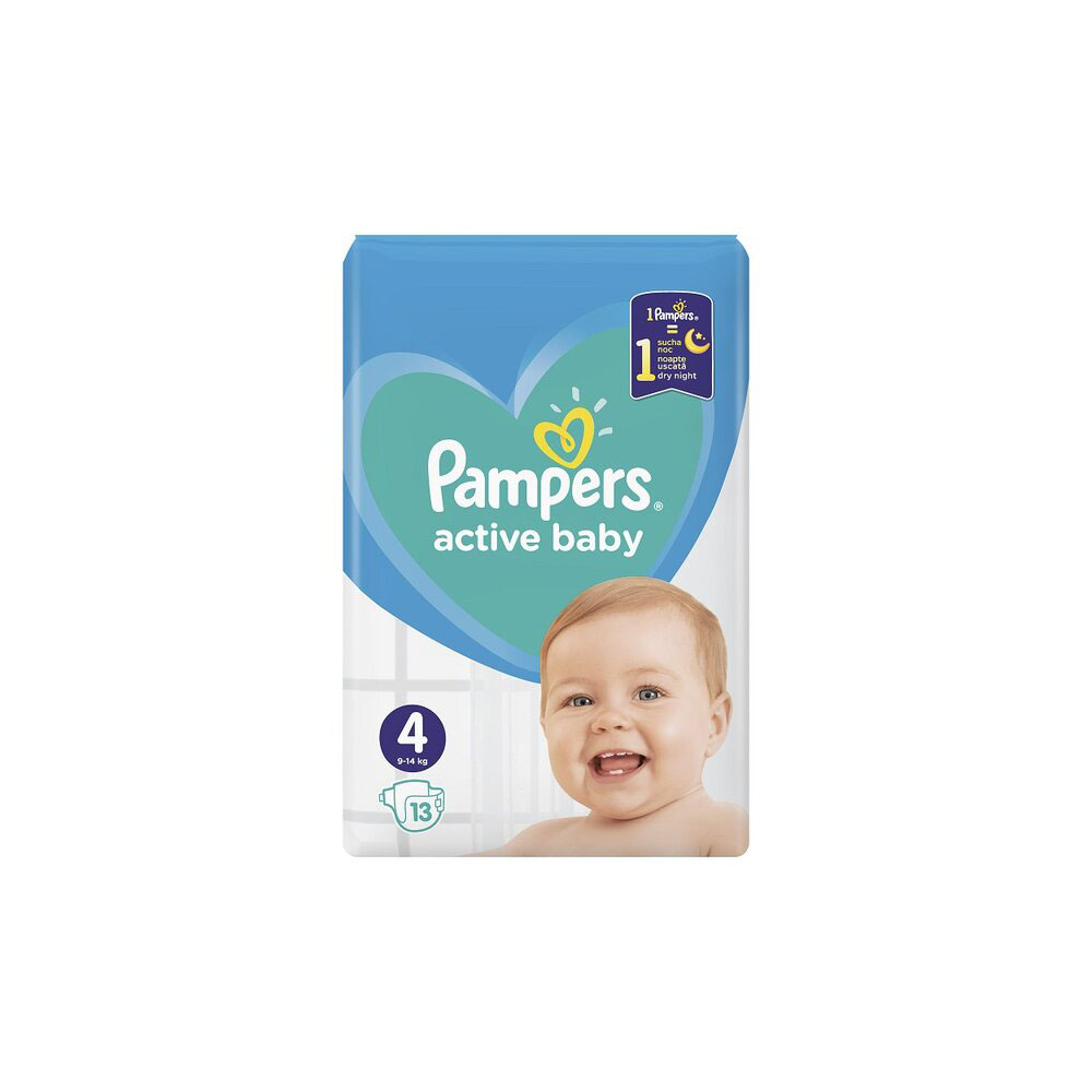 PAMPERS / ПАМПЕРС АКТИВ БЕЙБИ 4 МАКСИ 8-14 КГ X 13 БР