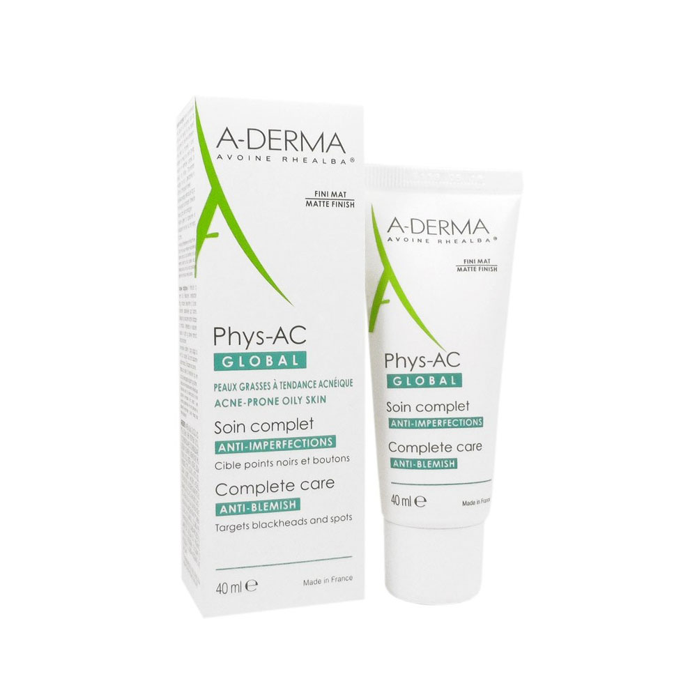 A-DERMA / А-ДЕРМА PHYS-AC ГРИЖА ПРИ НЕСЪВЪРШЕНСТВА 40 МЛ. 