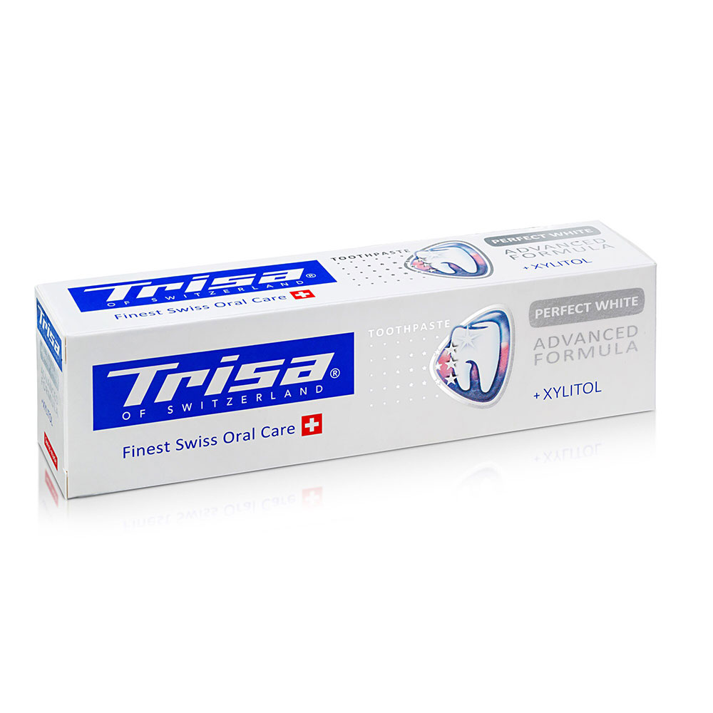 TRISA / ТРИЗА PERFECT WHITE ИЗБЕЛВАЩА ПАСТА ЗА ЗЪБИ 75МЛ