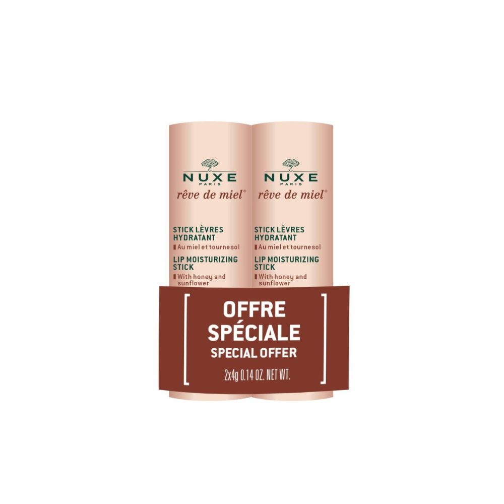 NUXE REVE DE MIEL СТИК ЗА УСТНИ 2 X 4ГР