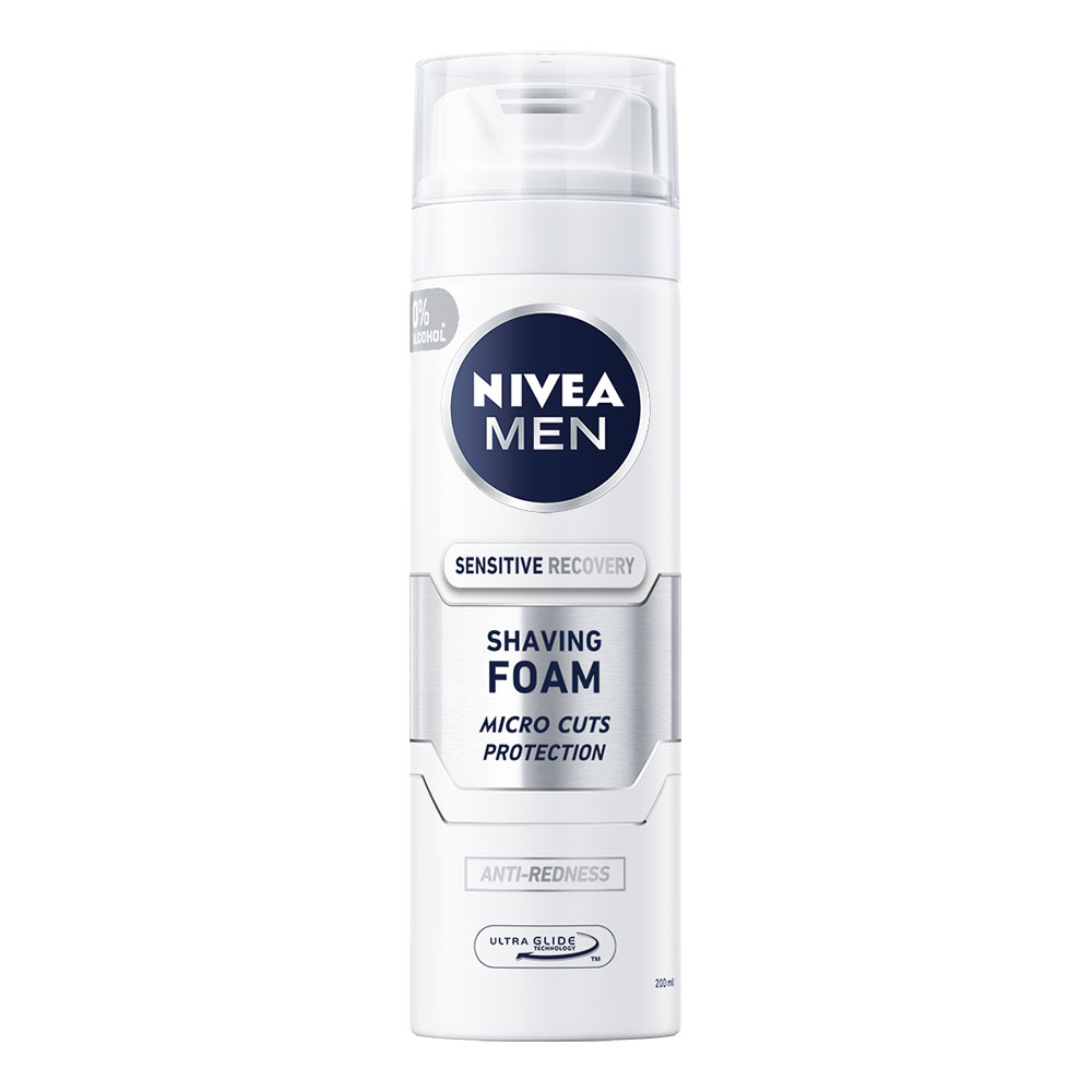 NIVEA / НИВЕА MEN ПЯНА ЗА БРЪСНЕНЕ SENSITIVE RECOVERY 200 МЛ