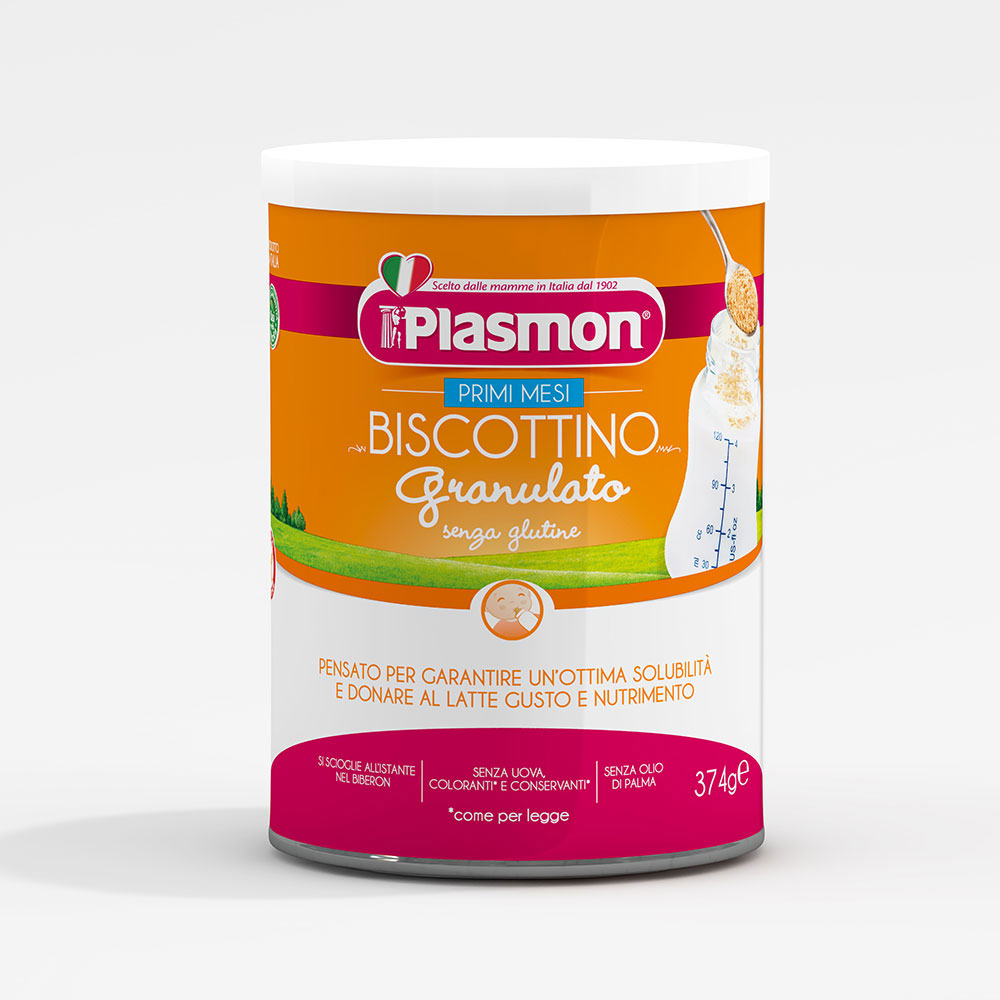 PLASMON / ПЛАЗМОН ГРАНУЛИРАНИ БИШКОТИ БЕЗ ГЛУТЕН 374 ГР