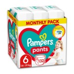 PAMPERS / ПАМПЕРС Pants Monthly Pack Пелени-гащички Размер S 6 132 БРОЯ