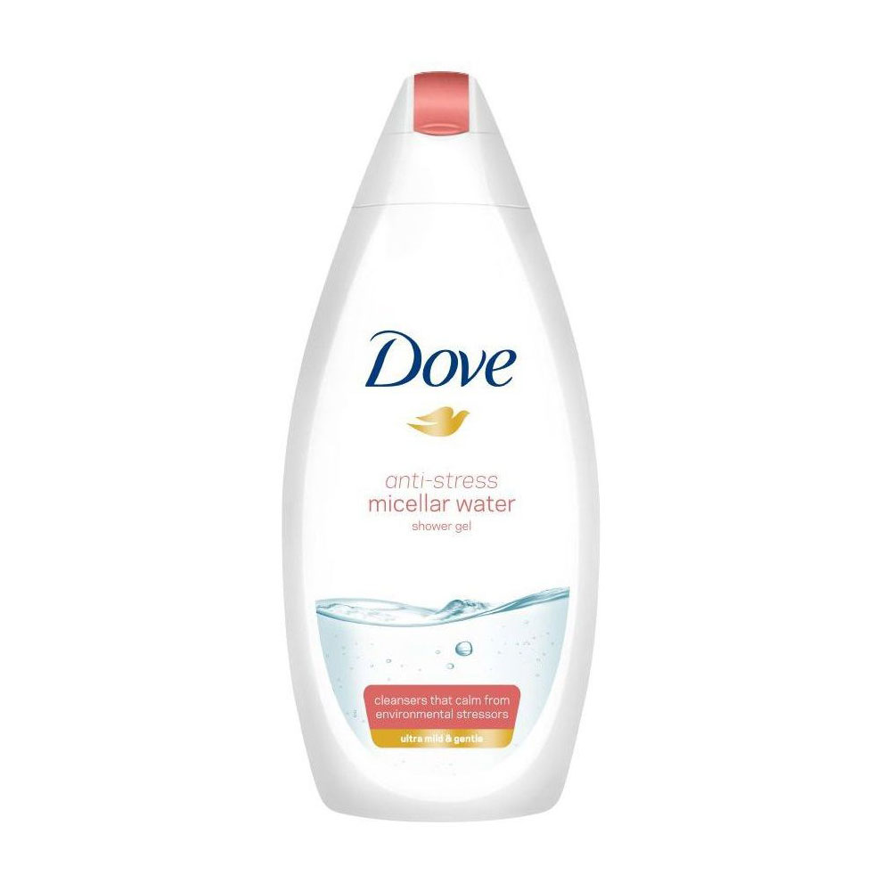 DOVE / ДАВ - ДУШ ГЕЛ С МИЦЕЛАРНА ВОДА 250МЛ