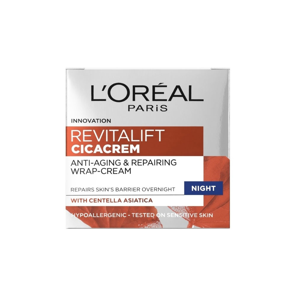 L`OREAL / ЛОРЕАЛ REVITALIFT CICA НОЩЕН КРЕМ 50МЛ