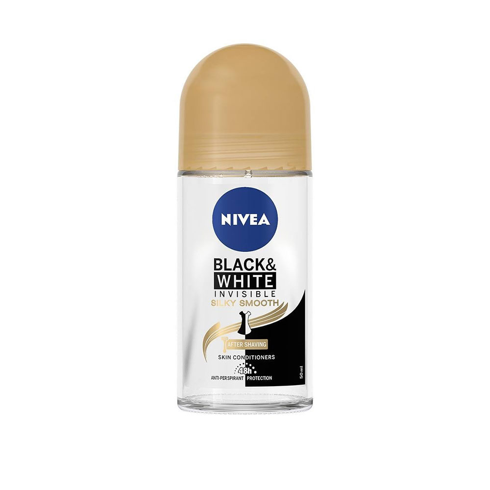 NIVEA / НИВЕА ДЕО РОЛ-ОН INVISIBLE BLACK AND WHITE SILKY 50ML