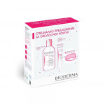 BIODERMA SENSIBIO/БИОДЕРМА СЕНСИБИО КОМПЛЕКТ МИЦЕЛАРНА ВОДА + ОКОЛООЧЕН КРЕМ 