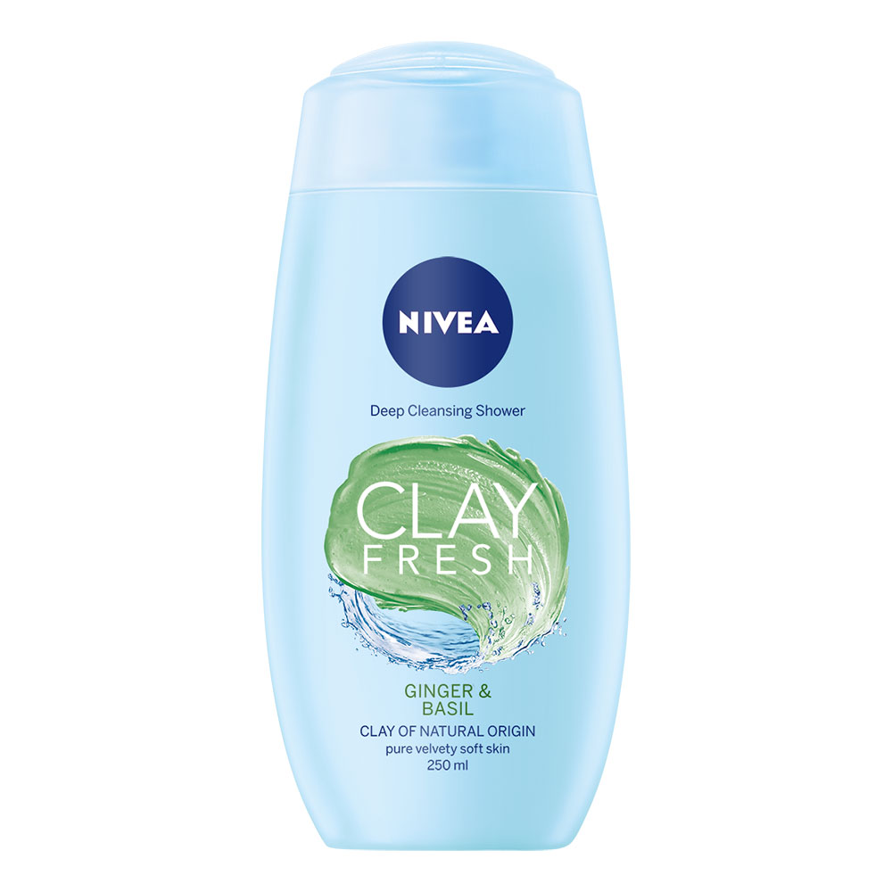 NIVEA / НИВЕА ДУШ ГЕЛ CLAY FRESH GINGER 250ML