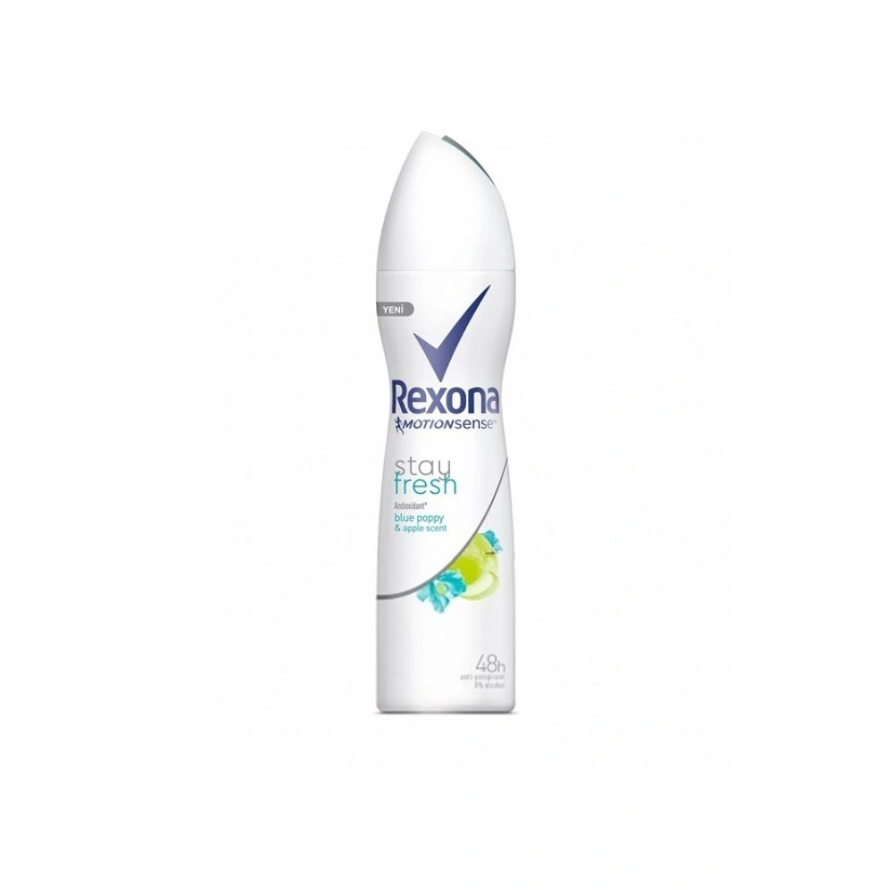 REXONA / РЕКСОНА ДЕО СПРЕЙ STAY FRESH МАК И ЯБЪЛКА 150МЛ