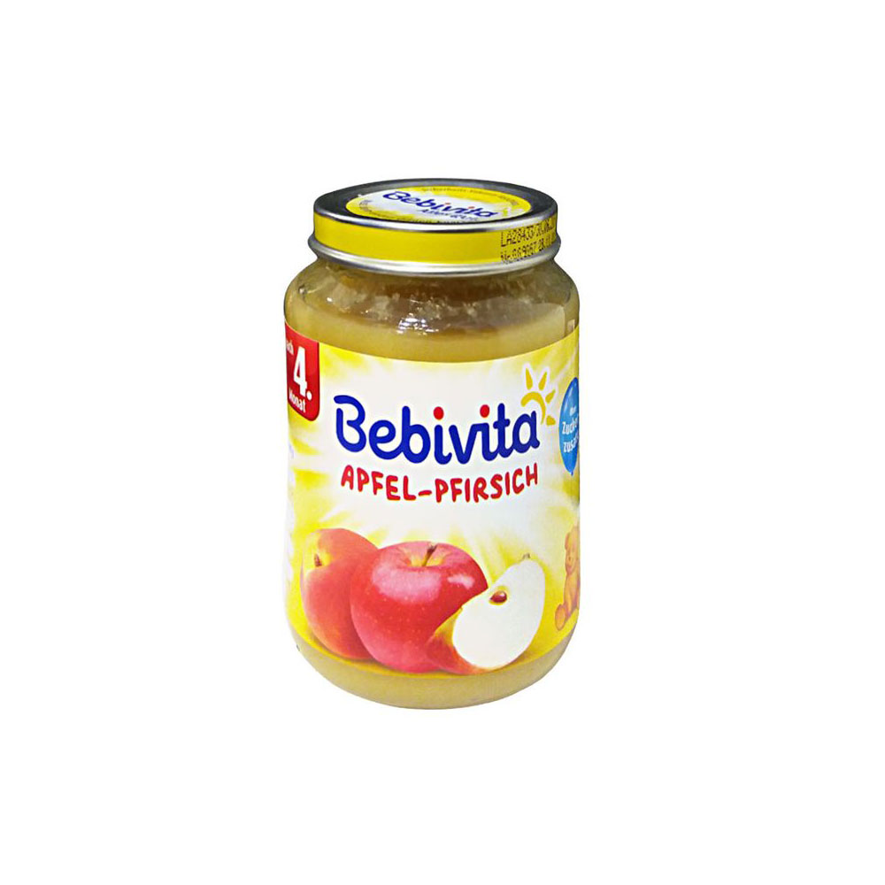 БЕБЕВИТА / BEBEVITA ЯБЪЛКА И ПРАСКОВА 190 ГР 1685