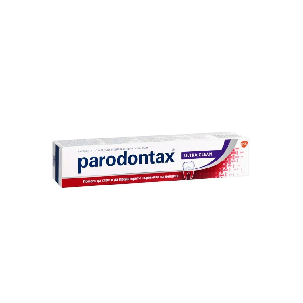 PARODONTAX / ПАРОДОНТАКС ULTRA CLEAN ПАСТА ЗА ЗЪБИ 2 X 75ML