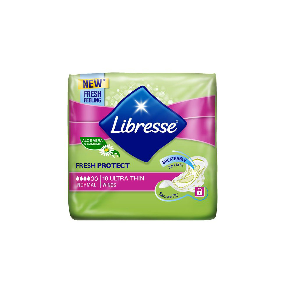 LIBRESSE / ЛИБРЕС ULTRA THIN FRESH АЛОЕ ВЕРА X 10 БР