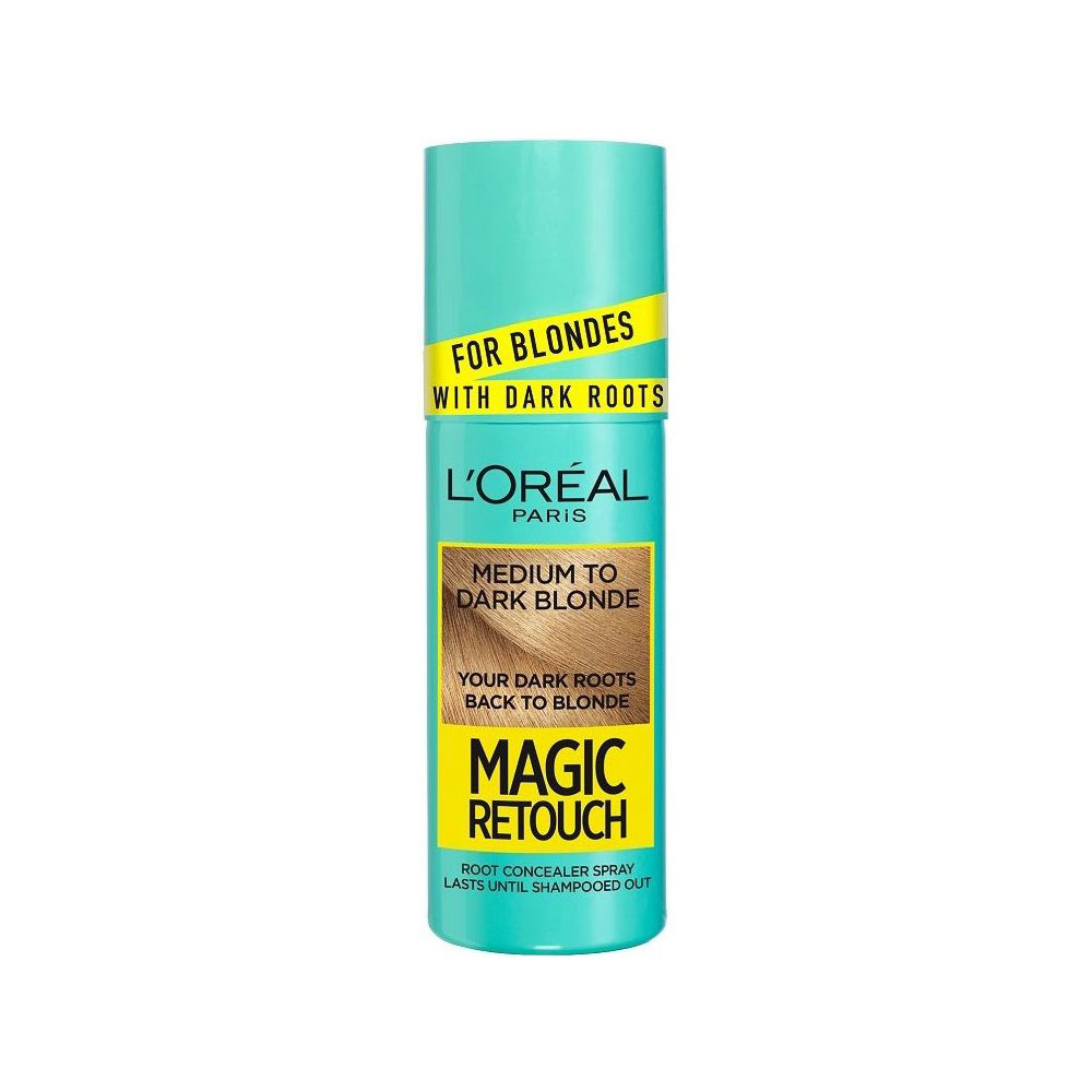 L`OREAL / ЛОРЕАЛ MAGIC RETOUCH MEDIUM TO DARK BLONDE СПРЕЙ ЗА КОРЕНИ