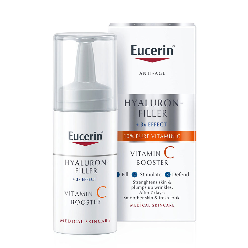 EUCERIN / ЕУСЕРИН HYALURON-FILLER VITAMIN C BOOSTER 8МЛ