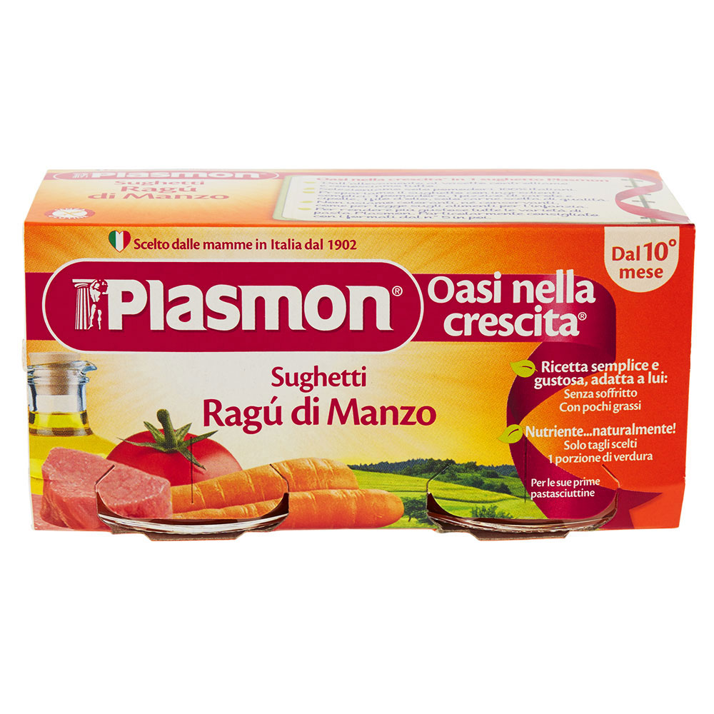 PLASMON / ПЛАЗМОН ПЮРЕ СОС ЗА ПАСТА РАГУ