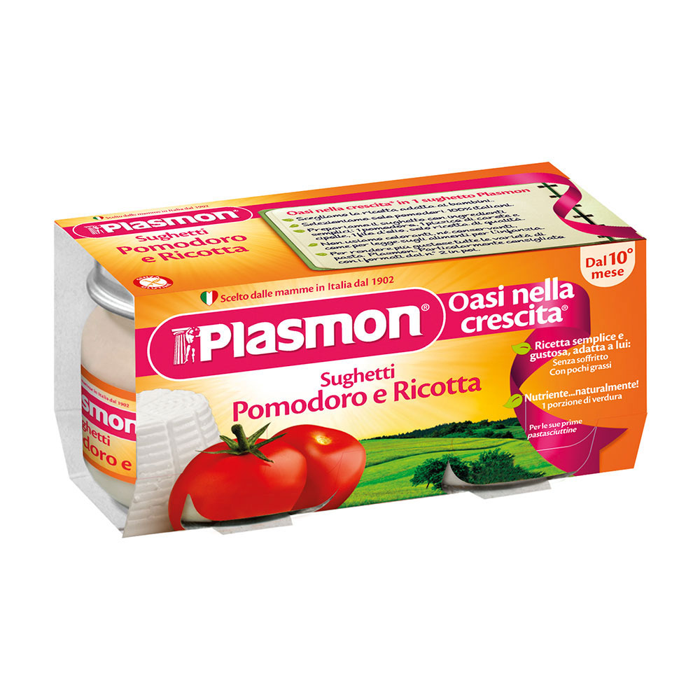 PLASMON / ПЛАЗМОН ДОМАТЕН СОС ЗА ПАСТА С РИКОТА